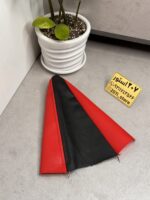 بوت شیفتر (گردگیر دور دنده) چرمی-مشکی قرمز