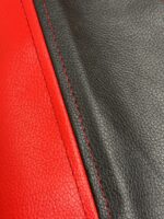 بوت شیفتر (گردگیر دور دنده) چرمی-مشکی قرمز - Image 3