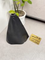 بوت شیفتر (گردگیر دور دنده)چرمی-مشکی دوخت مشکی - Image 2