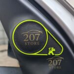 برچسب قاب تیوتر پژو 206 و 207-آرم پژو(جفتی)