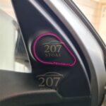 برچسب قاب تیوتر پژو 206 و 207-نوشته پژو(جفتی) - Image 9