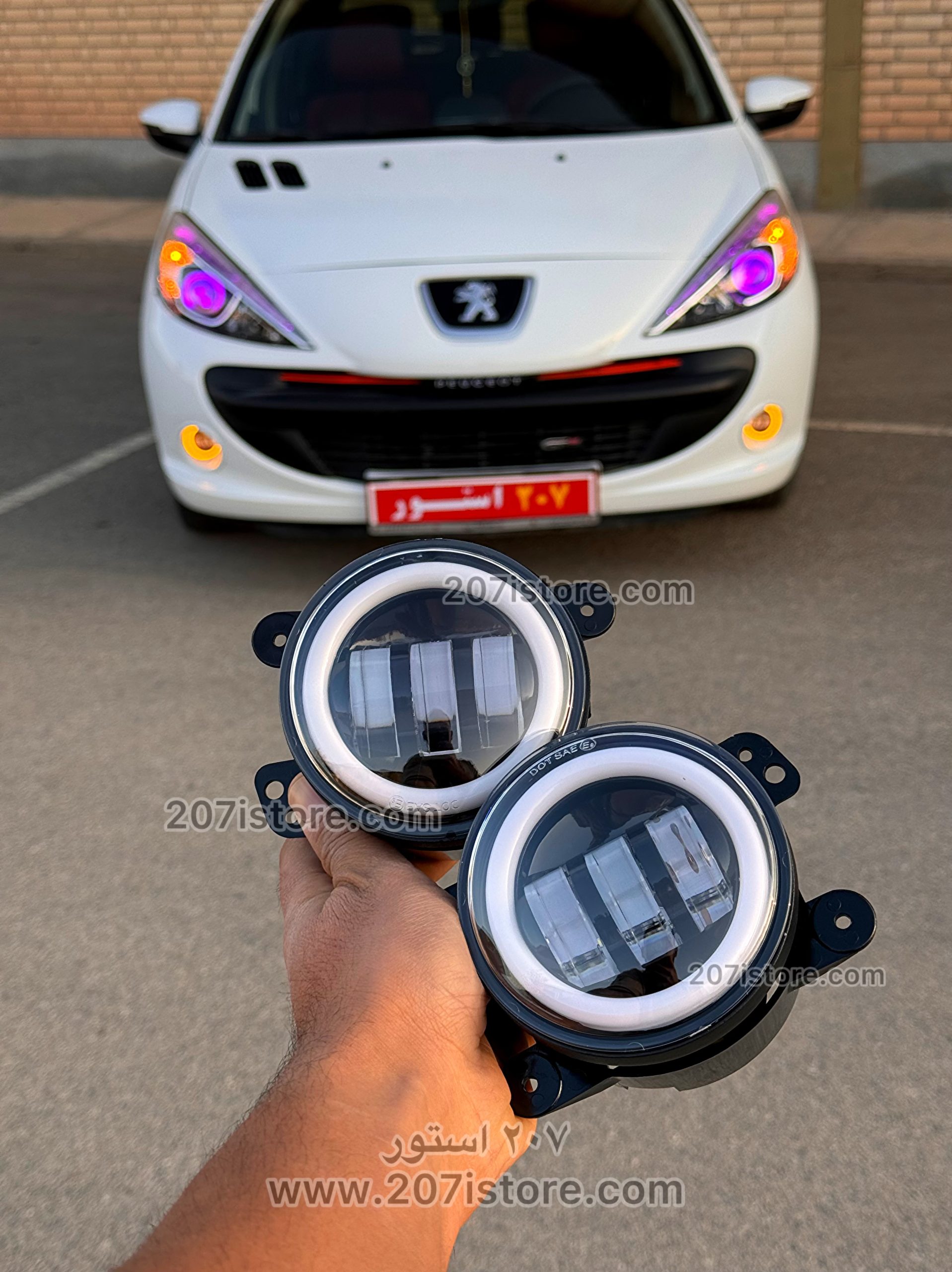 تصویر مهشکن تایگر راهنما دار وارداتی اصلی پژو 206و 207 