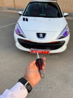 کاور ریموت فلزی وارداتی 2 رنگ پژو 206 و 207 و رانا وپارس جدید-مشکی قرمز - Image 3