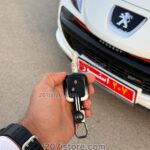 کاور ریموت فلزی وارداتی 2 رنگ پژو 206 و 207 و رانا وپارس جدید-مشکی سفید