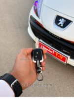 کاور ریموت فلزی وارداتی 2 رنگ پژو 206 و 207 و رانا وپارس جدید-مشکی سفید