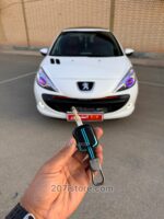 کاور ریموت فلزی وارداتی 2 رنگ پژو 206 و 207 و رانا وپارس جدید-مشکی آبی - Image 3