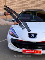بادگیر شیشه 4 عددی پژو 206 و 207 و رانا تایوانی