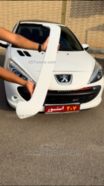 بال عقب VIP پژو 206 و 207 -رنگ سفید براق