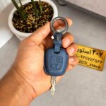 کاور ریموت چرم دست دوز پژو 206 و 207 و رانا و پارس -آبی