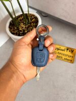 کاور ریموت چرم دست دوز پژو 206 و 207 و رانا و پارس -آبی