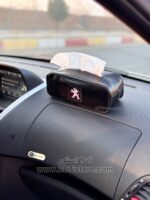 جای دستمال کاغذی چرمی پژو