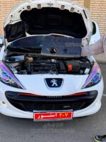 کاور درب موتور CVVT TU5 PLUS-طرح کربن - Image 3