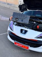 کاور درب موتور CVVT TU5 PLUS-طرح کربن