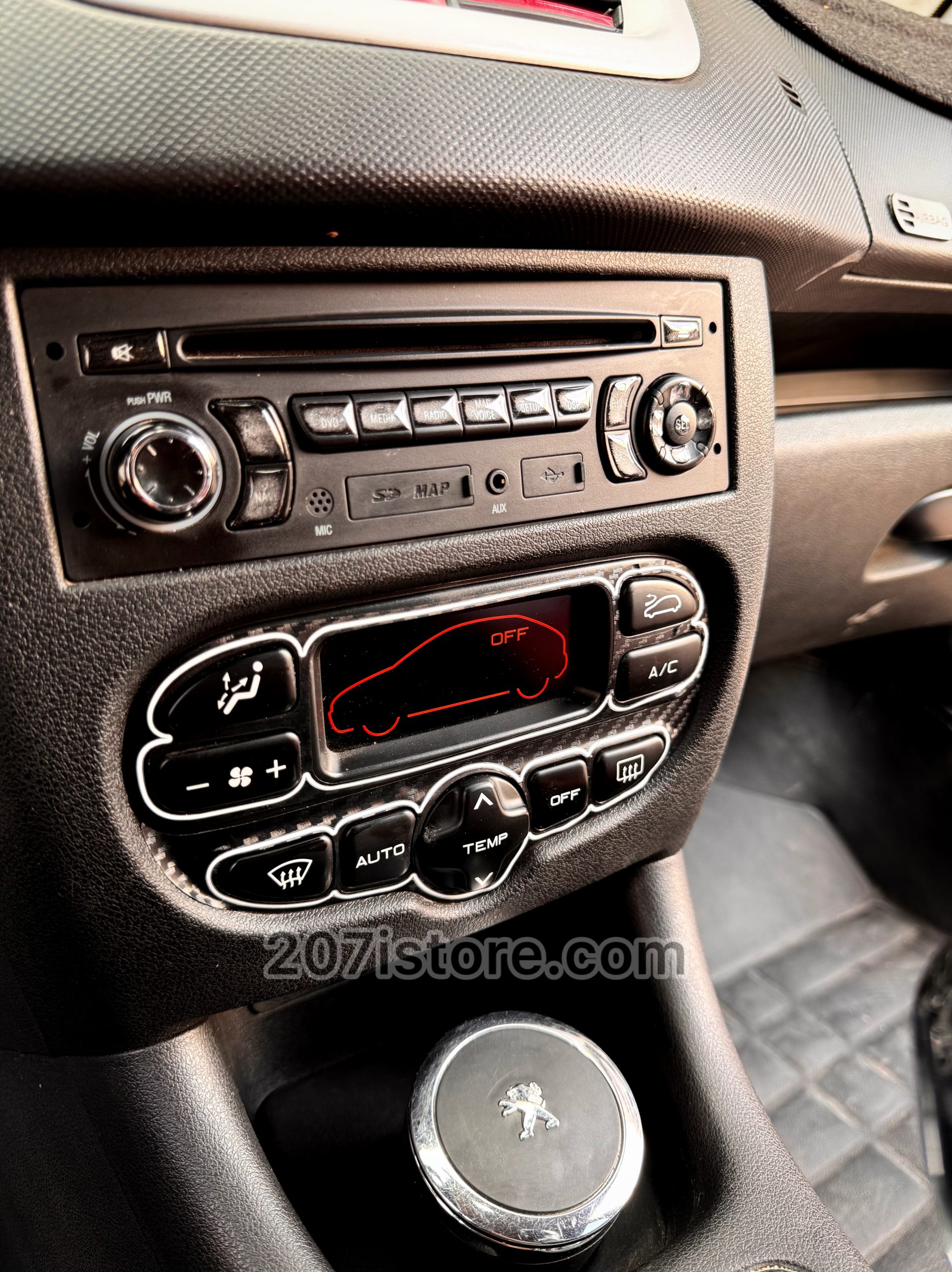 photo-output-35-scaled-1.jpeg برچسب دور پنل تهویه اتوماتیک پژو 206 و 207 - Image 1