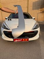 بال عقب VIP پژو 206 و 207 -رنگ نقره ای براق - Image 2