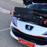 کاور درب موتور CVVT TU5 plus ایساکویی اصلی -آرم پیانویی