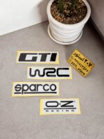 استیکر گلپخشکن شبرنگ دار پژو 206 و 207-جفتی