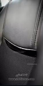 روکش صندلی چرم آلفا نوار پیانویی وسط اسپایس-طرح5 - Image 2