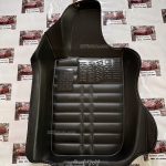 کفپوش 5 بعدی چرم نانو(جدید)پژو 206 و 207 و رانا و رانا پلاس-دوخت مشکی