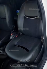 روکش صندلی چرم آلفا نوار پیانویی وسط اسپایس-طرح5