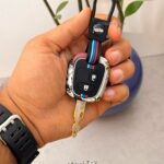 کاور ریموت فلزی وارداتی هفت رنگ (طرح6)-پژو 206 و 207 و رانا و پارس جدید