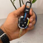 کاور ریموت فلزی وارداتی هفت رنگ (طرح4)-پژو 206 و 207 و رانا و پارس جدید