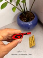 آرم نوشته GT تمام استیل وارداتی-کد05 قرمز - Image 2