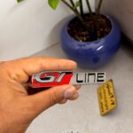 آرم نوشته  GT LINEتمام استیل وارداتی-کد04