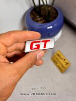 آرم نوشته GT تمام استیل وارداتی-کد06 قرمز - Image 2